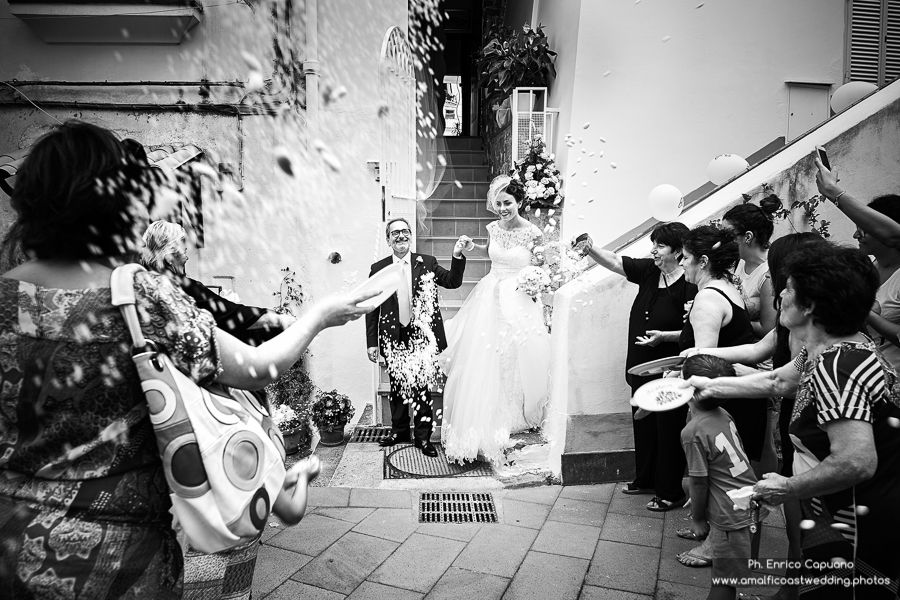 wedding reportage photography in Atrani